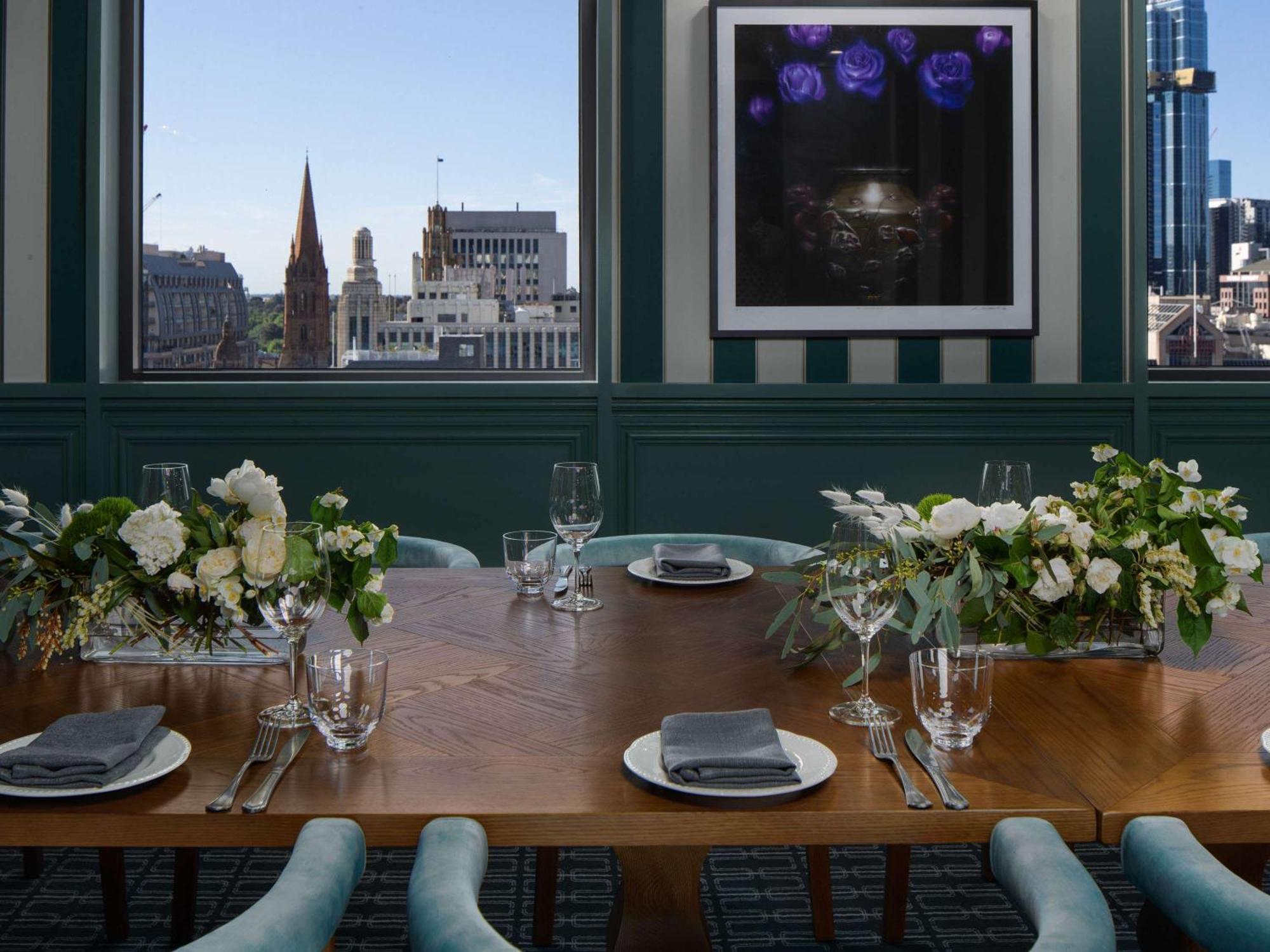 Pullman Melbourne City Centre Kültér fotó The Club's private dining room